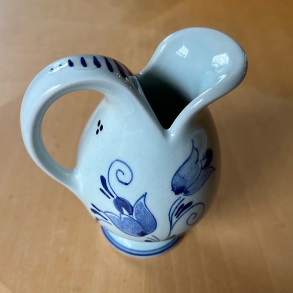 Delft | Accents | Mini Blue Delft Pitcher Vase Made In Holland Hand ...